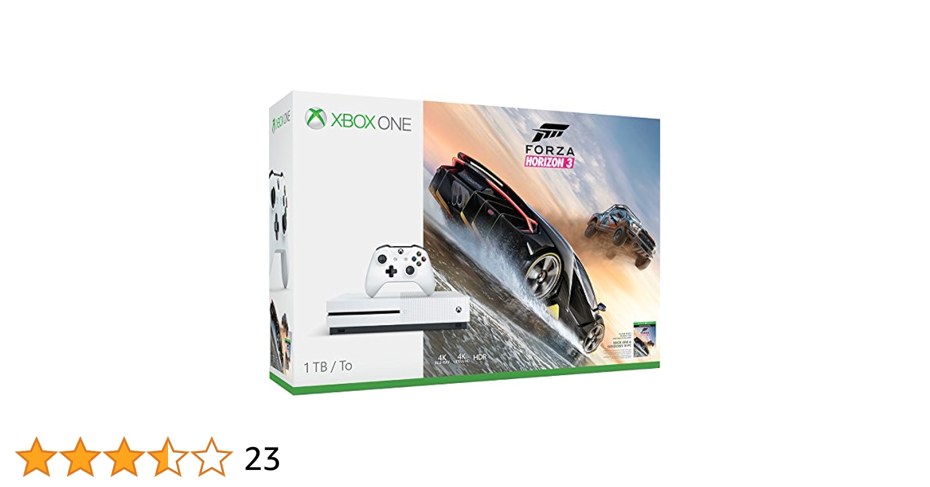 家庭用ゲーム機本体 Xbox - Xbox One S 1TB Ultra HD Forza Horizon 3 Xbox One S 1TB Console - Forza Horizon 3 Bundle - Bundle