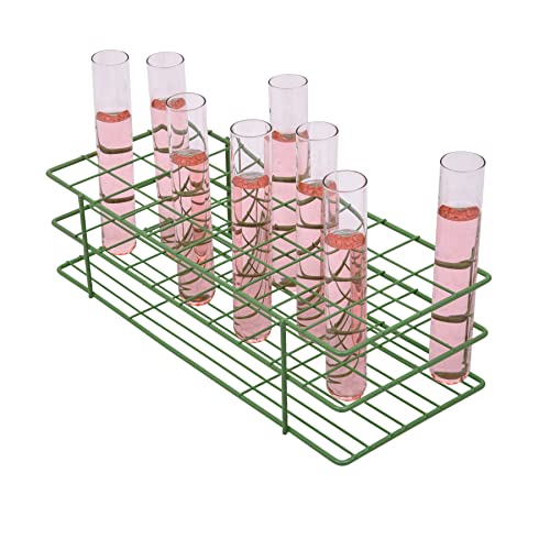 SP Bel-Art Poxygrid Test Tube Rack; For 20-25mm Tubes, 40 Places, Green (F18772-0000) - Thumbnail 2