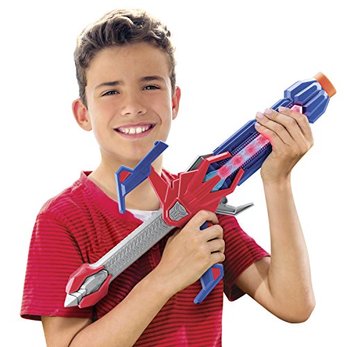 Transformers Optimus Prime Battle Blaster Sword Switches from Sword to Blaster with Lights & Sound