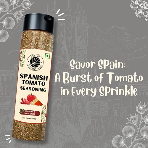 Image of Peepal Essentials Spanish Tomato Seasoning for Salads /Pasta /Roasted Vegetable /soups, Gluten-Free /vegan, pure & natural
