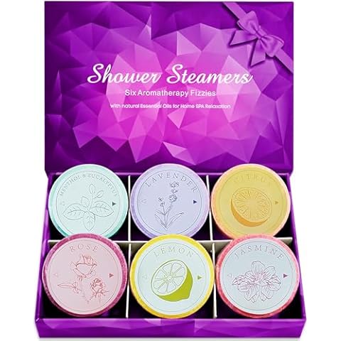 Doitory Shower Steamers Aromatherapy - Shower Bombs with Essential Oils for Home Spa Bath Self Care Stress Relief, Relaxation Presents for Women Cover