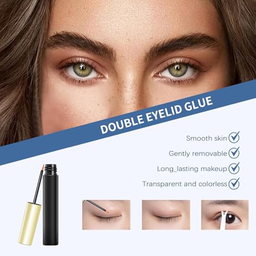 image for FQQF Waterproof Invisible Eyelid Tape - 480pcs Double Eyelid Strips fo