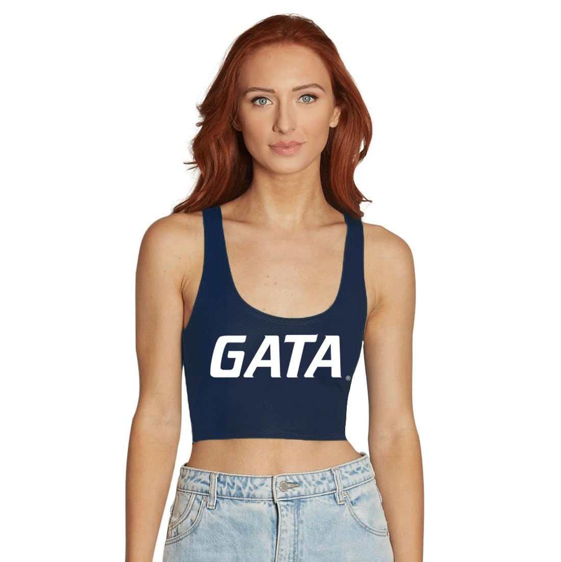 Lojobands Women's College Gameday Outfit Tank Top Tailgate Crop Top One Size Fits Most