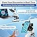 SWIFT SW320T Trinocular Microscope 40X-5000X,Professional Lab Compound Microscope with 2MP Camera, Carrying Case, Phone Holder & Experiment Accessories - Metal Body for Adults & Students