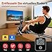 JOROTO Rudergerät für Zuhause, 16 Magnetwiderstand, Ultra-leises Magnetisches Rudergerät mit Kinomap App, Doppelschienen für Stabilität & Komfort, Platzsparend & Einfacher Aufbau – Heimfitness
