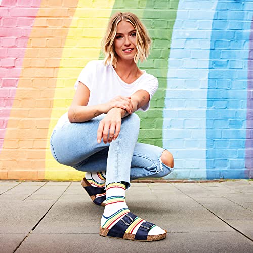 Image of HAFLINGER Andrea Elegant Leather Sandals with Rubber Sole and Cork Latex Footbed Unisex