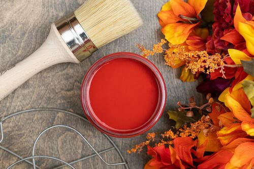 Dixie Belle Paint Company Chalk Finish Furniture Paint | Barn Red (4oz) | Matte Deep Red Chic Chalk Mineral Paint | DIY Furniture Paint | Made in the USA