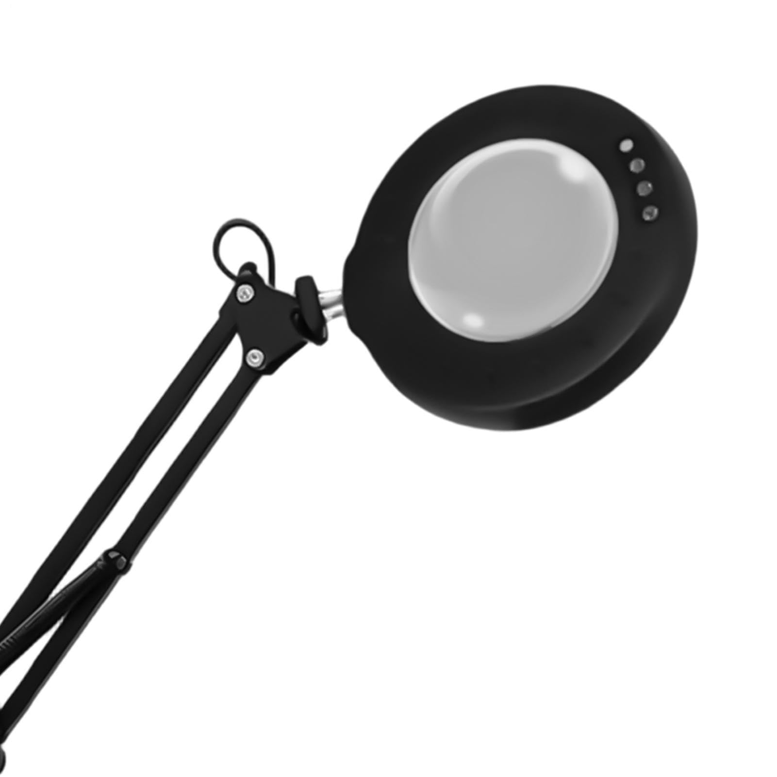 Lampada da Tavolo con Lente d'Ingrandimento 3 Modalità Colore e 10 Livelli