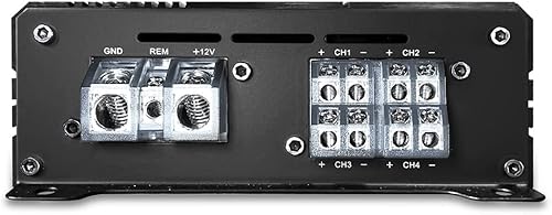 Miniatura 4 de CT Sounds CT-150.4D Amplificador de audio para automóvil de 4 canales clase D de rango completo, 1000 vatios RMS