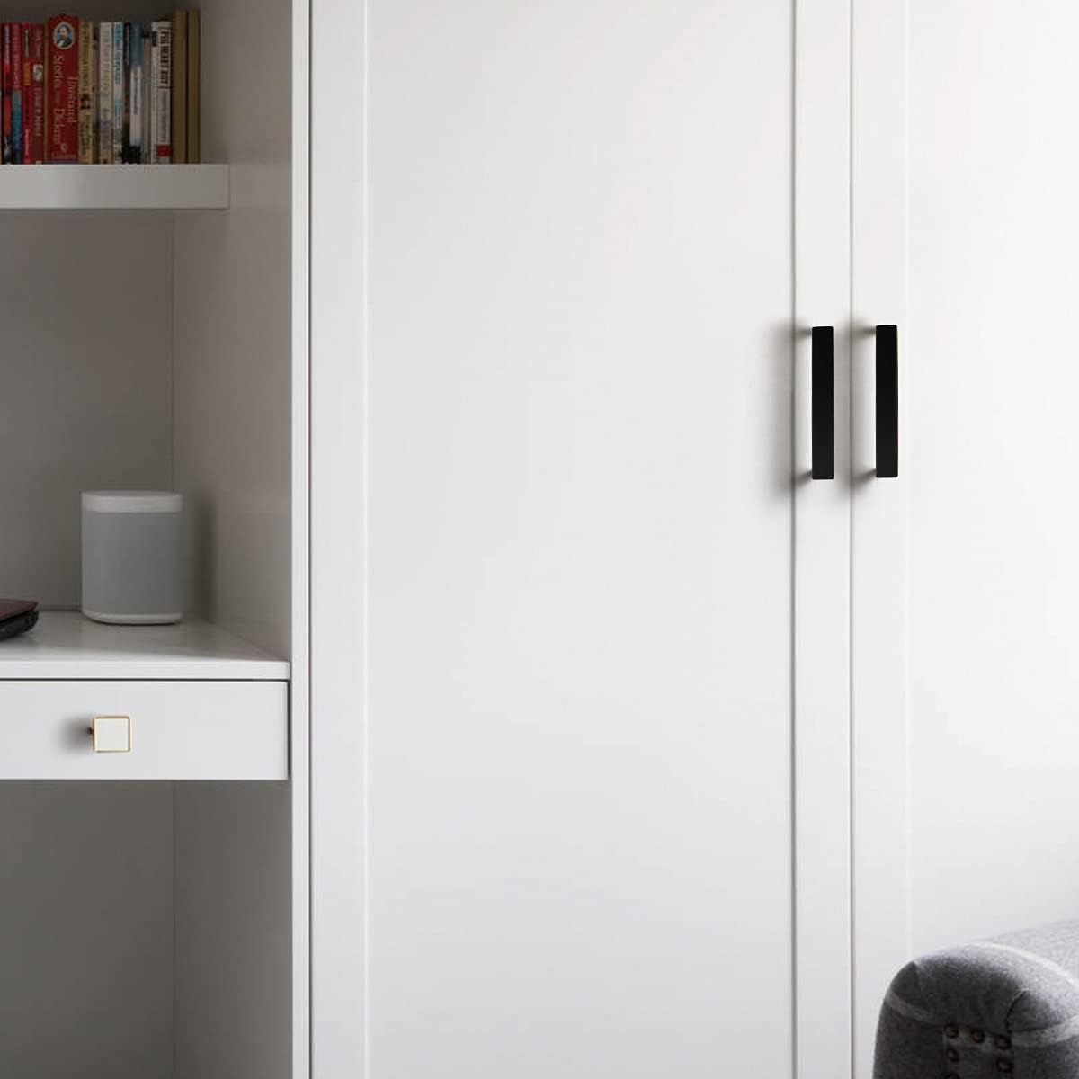 🛒 Crаzу Dеаlѕ 30 Pack Probrico Black Stainless Steel Square Corner Bar Cabinet Door Handles Drawer Pulls Knobs 1/2 in Width Hole Centers 3 inch 76mm Lіmіtеd Stосk 30 Pack Probrico Black Stainless Steel Square Corner Bar Cabinet Door Handles Drawer Pulls Knobs 1/2 in Width Hole Centers 3 inch 76mm