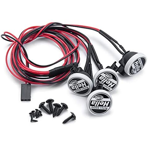 AXspeed 4pcs RC LED Light Set for 1/10 Cars Cover