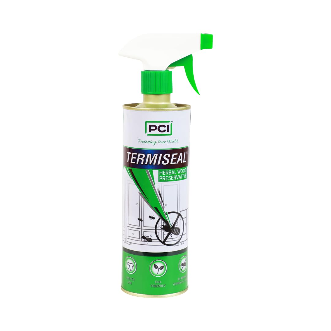 PCI Termiseal Herbal Wood Preservative Spray | Eco-Friendly Termite Killer Spray| Wood Preservative and Termite, Borer, Insect Repellant | For Home, Kitchen and Offices (500 ml) (1)-image-11