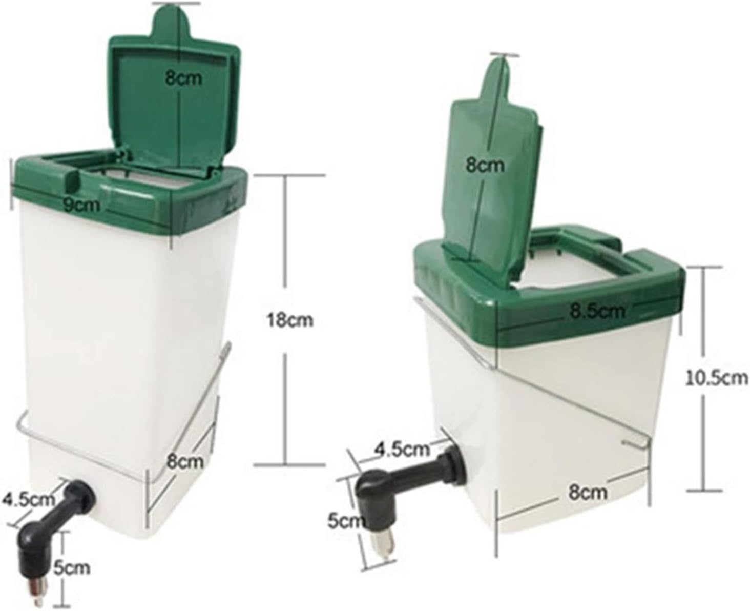 Dog Water Bottles No Drip Small Animal Water Bottle Automatic Drinker Waterer Hanging for Pet/Bunny/Ferret/Hamster/Guinea Pig/Rabbit(1L)