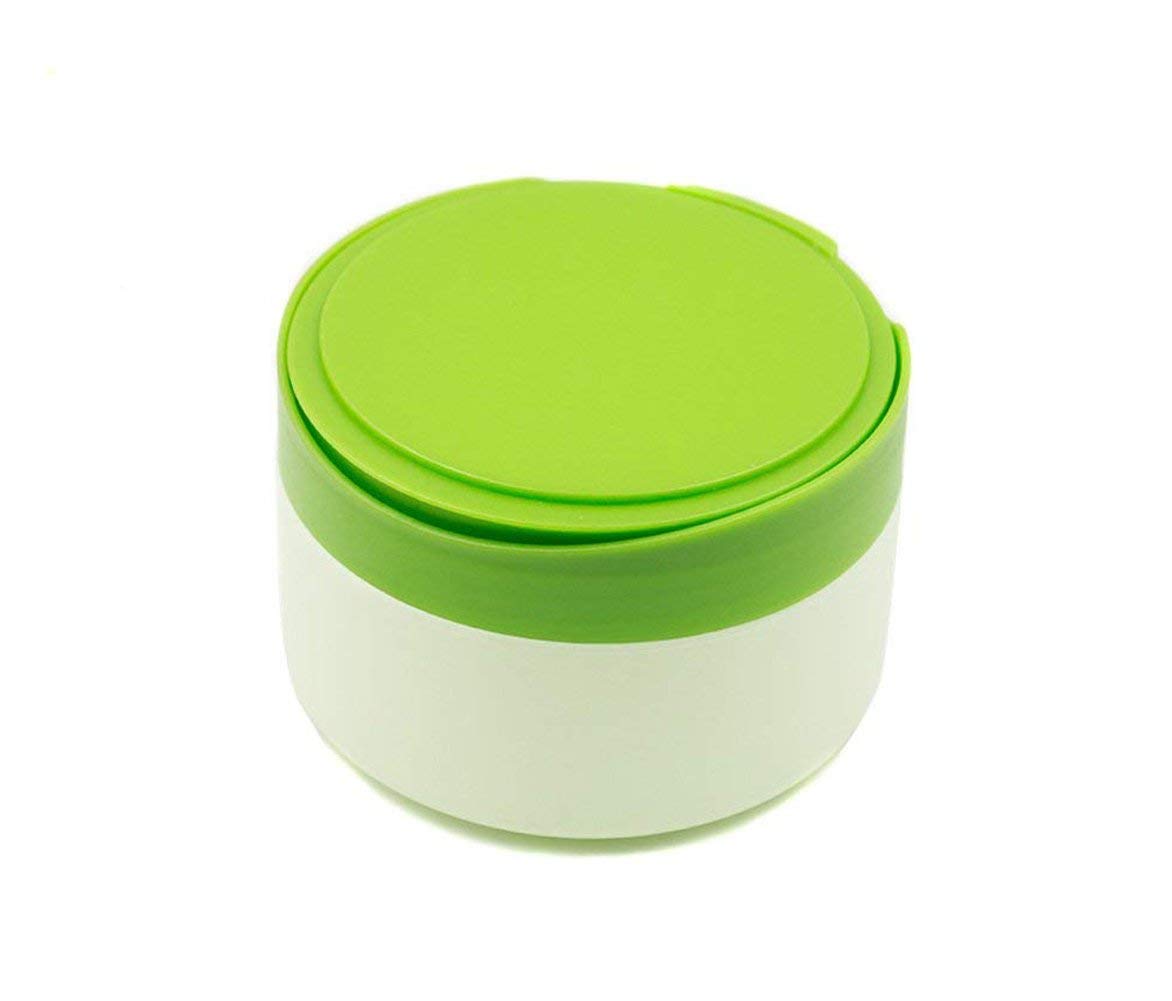 Plastica Verde Cura Pelle Bambino Dopo-bagno Soffio Polvere Talco Contenitore Dispenser Trucco Caso