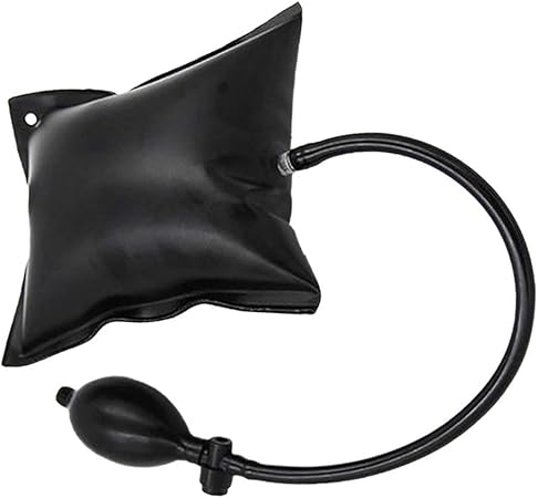 Amazon 高強度シリコン製 エアーウエッジ 車ドアロック 解除補助工具 ジャッキアップ エアーウェッジドアロック解除 エアーインフレーター ジャッキアップ 150kg対応 ブラック ジャッキ 車 バイク