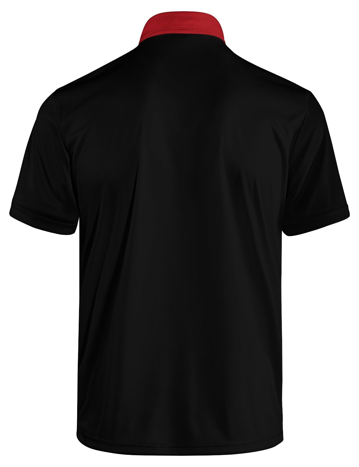 Camisetas de golf para hombre, estampadas, de secado rápido, manga corta, de rendimiento, con cuello que absorbe la humedad