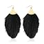 Feather Fringe - Black