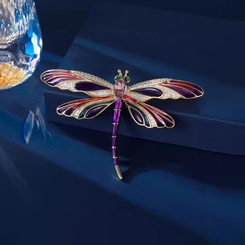Image of Fashion Dragonfly Booch Pin Jewelry Gift for Women