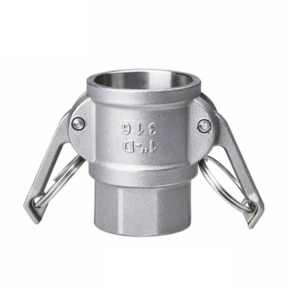 Adattatore Camlock Tipo A Per Pompa Rifiuti DN20 3/4'' - Acciaio Inox 316, Filetto Femmina, Raccordo Rapido - 4