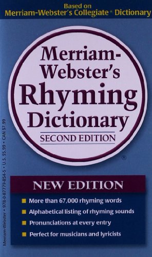 Merriam-Webster's Rhyming Dictionary Merriam-Webster's Rhyming Dictionary