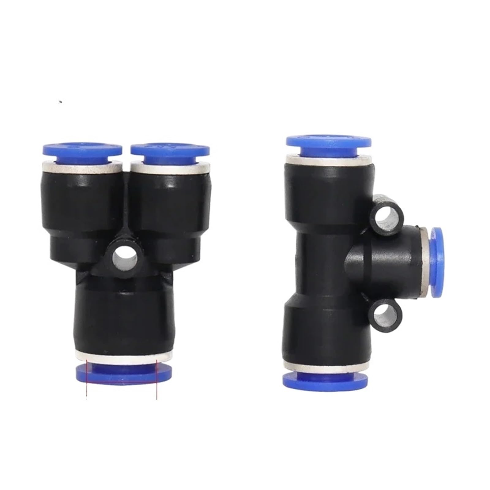 Złączki rurowe pneumatycznych serii PE TY 4, 6, 8, 10, 12, 16 mm, 3-drożne, szybkozłączki do przewodów pneumatycznych(PEG 6-4,500 PCS)