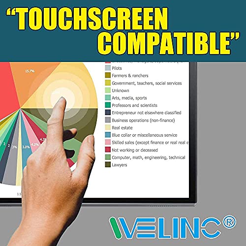 Image of Welinc17 Inch - 16:10 Aspect Ratio - Laptop Privacy Screen Filter for Widescreen Laptop - Notebook - Anti-Glare - Anti-Scratch Protector Film - We Offer 2 Different 17 inch Filter Sizes