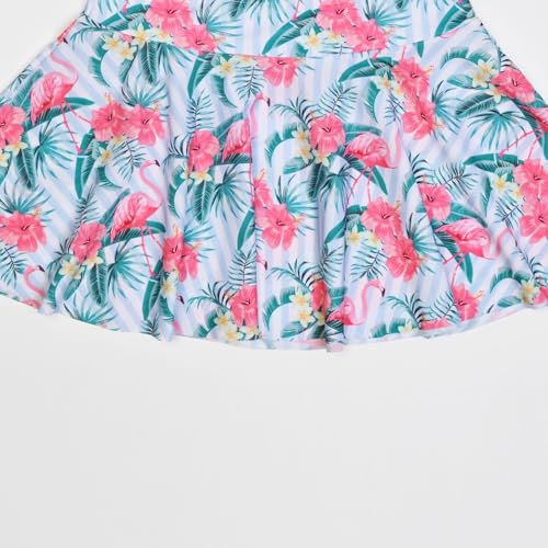 Image of CHILDRENSTAR Girls Tankini Swimsuit with Skirt 3 Pieces Bikini Bathing Suit