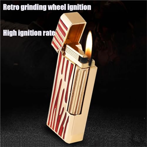 Mechero vintage de metal recargable contra fallos de encendido en barbacoas 4