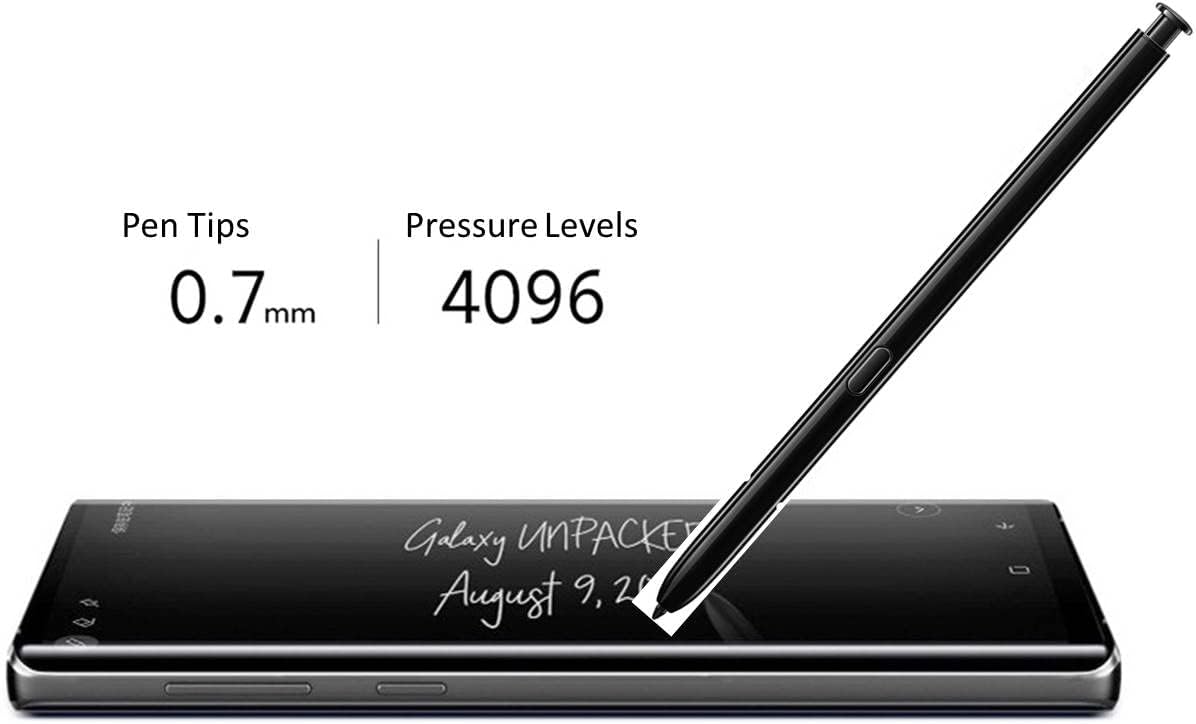 Note 20 Ultra S Pen (WithBluetooth) Replacement for Samsung Galaxy Note 20 Pen, Note 20 Ultra Stylus Pen (4096 Levels of Pressure) with 5*Tips/Nibs (Black)