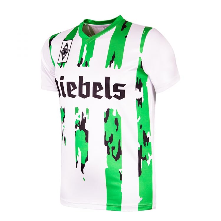 COPA - Retro Fußballtrikot Herren -Borussia Monchengladbach 1994/95-100% recyceltes Polyester - Größe L