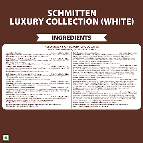 Image of Schmitten Luxury Chocolates Collection - Gift Box Pack - White