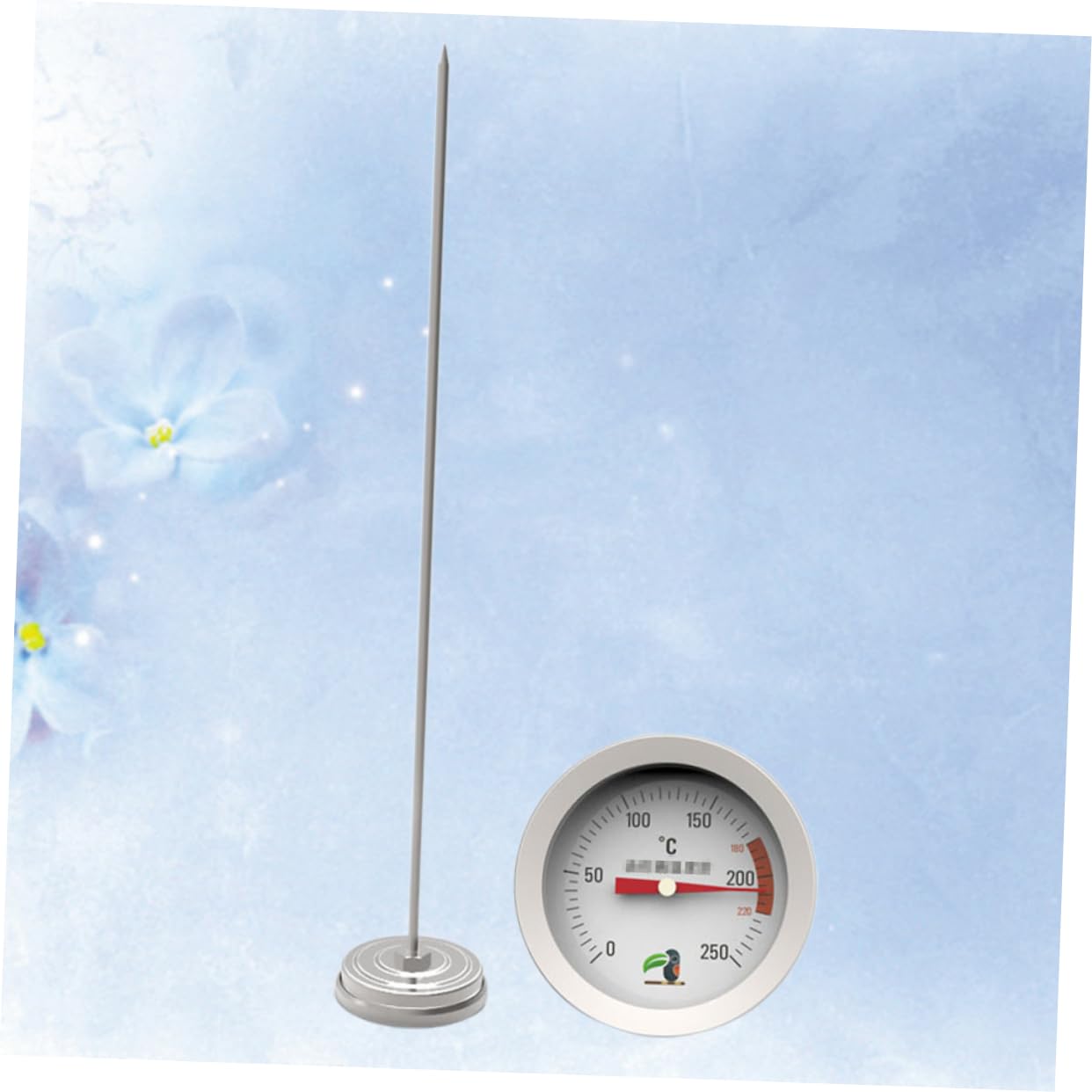 DECHOUS 3pezzi Termometro Per Inossidabile Probe Clip Multi- Per Misurare Zuccheri e Fritture