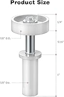 Vista 7 de Mellbree - Juego de 4 herrajes para puerta de armario plegables, piezas de reparación de herrajes para puertas de armario plegables