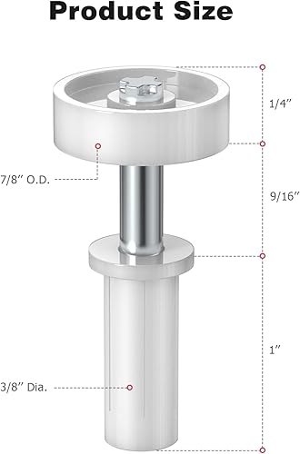 Miniatura 7 de Mellbree - Juego de 4 herrajes para puerta de armario plegables, piezas de reparación de herrajes para puertas de armario plegables