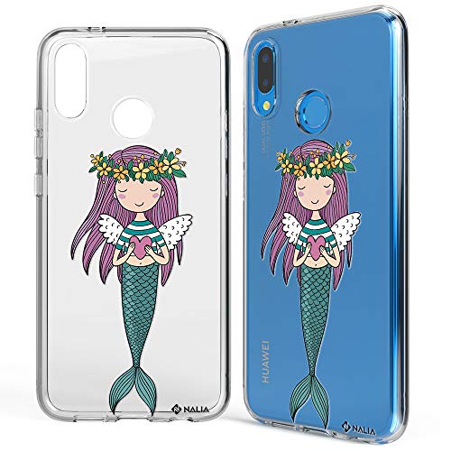 NALIA Funda Compatible con Huawei P20 Lite, Motivo Design Movil Protectora Ultra-Fina Carcasa...