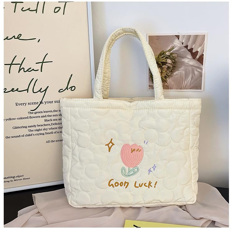 ウサギ刺繍手提げバッグ Amazon.co.jp: 2023種類の刺繍ウサギのハートキルティングハンドバッグ