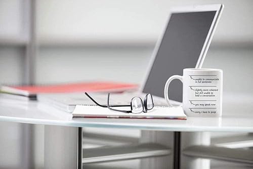 Miniatura 5 de Funny. You May Speak Now. Sorry I Have to Poop - Taza de café divertida, inspiradora divertida y sarcástica, regalos para hombres y mujeres, 11 onzas