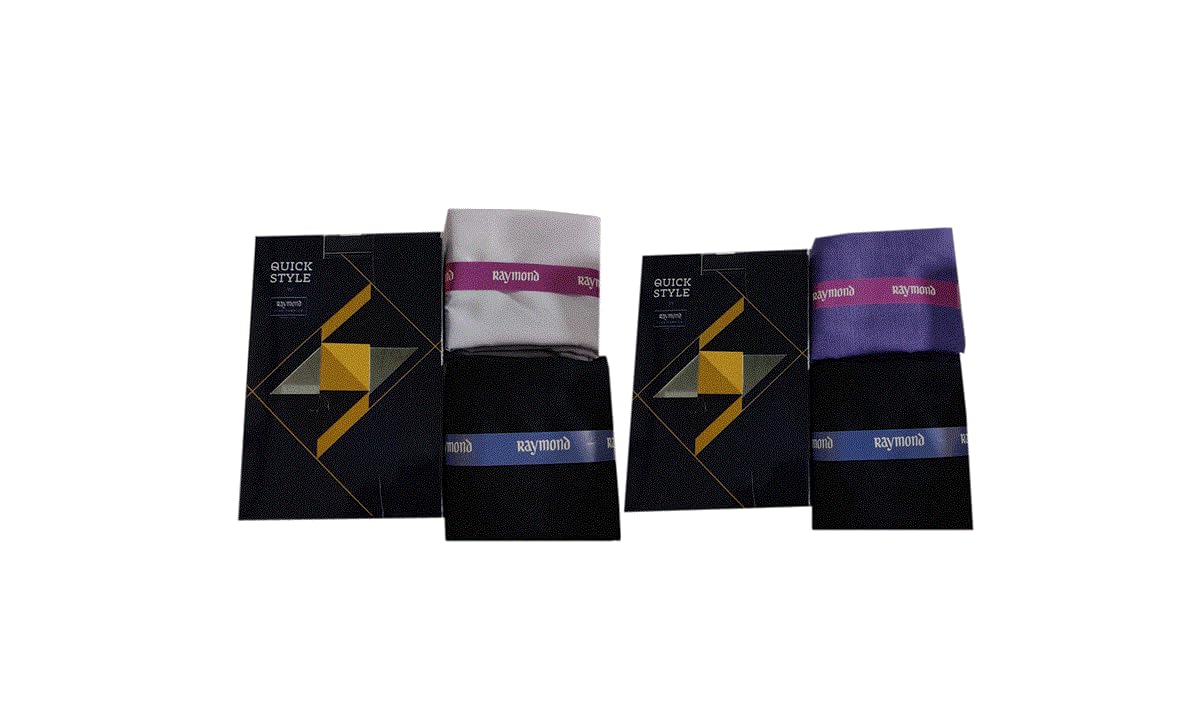 Raymond Quick Style Premium Fabric Collection, Formal Wear, Black Box Packaging, Luxury Men's Suiting Material-image-12