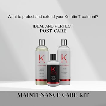 Keralove Keratin Hair Protein Treatment Complex Blowout Kit 4oz | Tratamiento de Keratina Queratina para Reparar/Alisar/Hidratar | Vegan, Sulfate Free | Made in U.S.A.