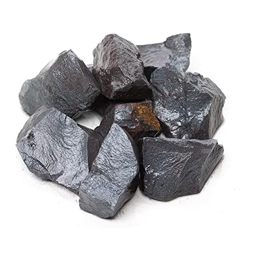 DesertUSA 1 lb Bulk Rough Crystal Stones for Tumbling, cabbing, polishing, feng Shui, Reiki Healing, Crystal Healing and Collecting. (Hematite)