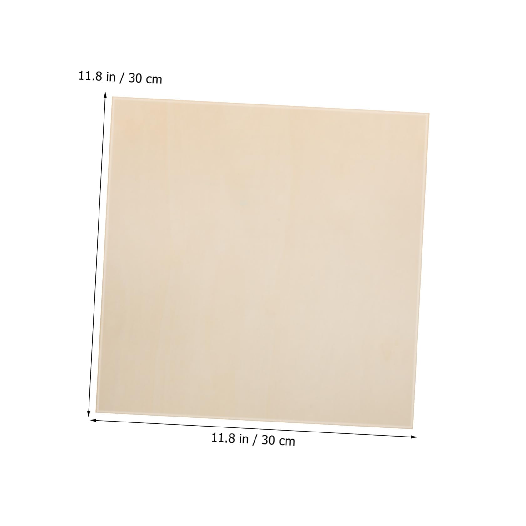 12 Piezas Tableros de Madera sin Terminar Planchas de para Pintura y Manualidades DIY Superficie Lisa para Decoración y Modelismo