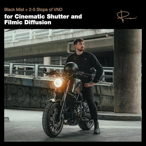 Image of PolarPro 82mm Peter McKinnon Mist VND Camera Filter - 2-5 Stop Variable Neutral Density Lens Filter for DSLR /Mirrorless Pro Video - for Cinematic Shutter Speed Control + Diffusion