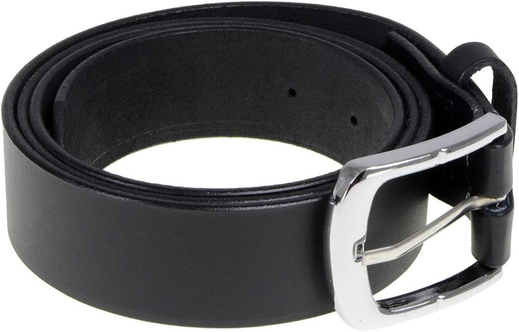 Milwaukee Leather Men's Premium Leather Biker Belts w/Interchangeable Buckle -1.5 in Wide - In Various Designs