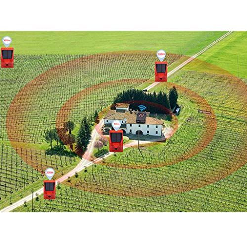 gazechimp Detector De Luz De Alarme Solar, Sensor De Movimento Infravermelho, Lâmpadas De Segurança