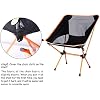 Folding Camping Chairs,Compact Folding Lightweight Chairs Heavy Duty,Outdoor Fishing Beach Camp Picnic Concert Hiking,Camping Chairs with Carry Bag,3black (2orange)
