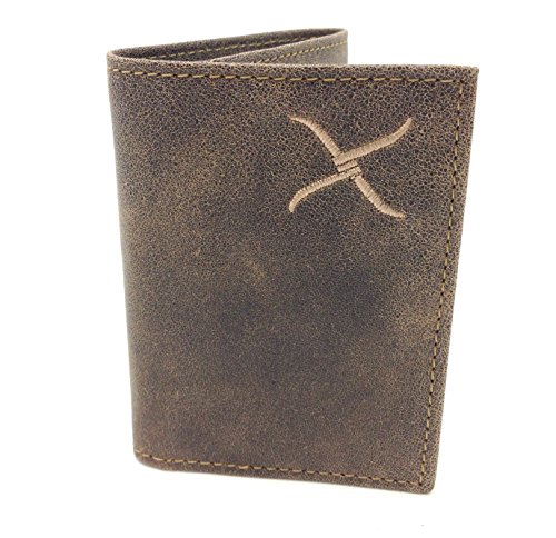 Twisted X Wallet, Trifold, Distressed, Tan X