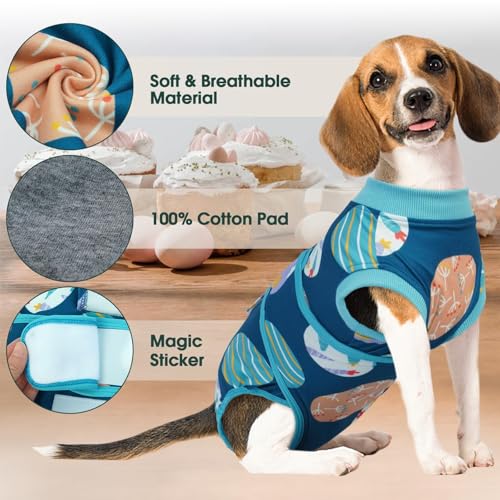 image for Kuoser Dog Surgery Recovery Suit, Doggie Surgical Bodysuit for Female 
