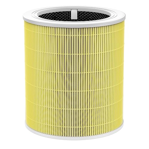 Core 600S Pet Care Replacement Filter for LEVOIT Core 600S & Core 600S-P Air Purifier, 3-in-1 HEPA Filter for Core 600S-P Pet Care Replacement Filter, Core 600S-RF-PA, 1 Pack, Yellow