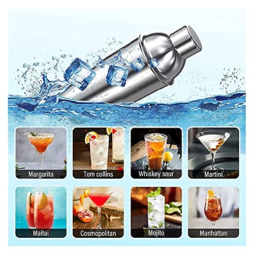Set Coctelera con Base Acrílica, 10 Piezas Acero miniatura 4
