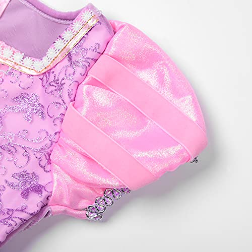 Disfraz Completo Princesa para Niñas Talla 8 Morado miniatura 5